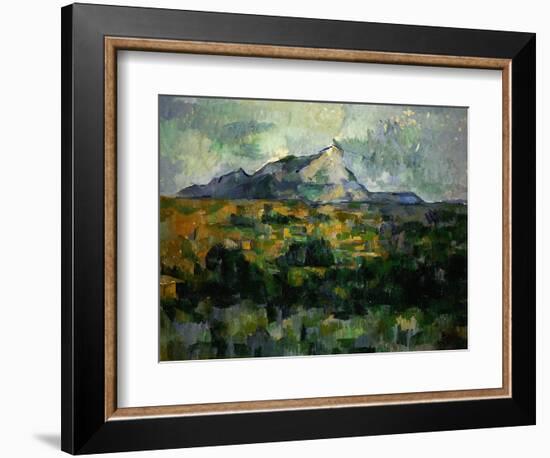 Mount Sainte-Victoire, 1906-Paul Cézanne-Framed Giclee Print