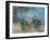 Mount Sainte-Victoire, C.1904 (Oil on Fabric)-Paul Cezanne-Framed Giclee Print
