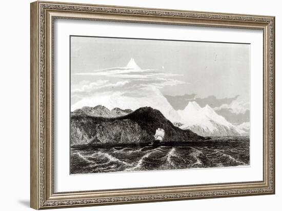 Mount Sarmiento, Engraved by Thomas Landseer-Conrad Martens-Framed Giclee Print