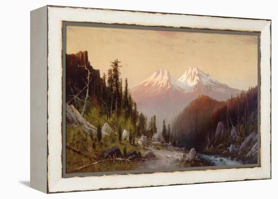 Mount Shasta-Frederick Schafer-Framed Stretched Canvas