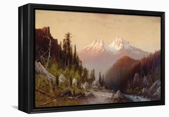 Mount Shasta-Frederick Schafer-Framed Stretched Canvas