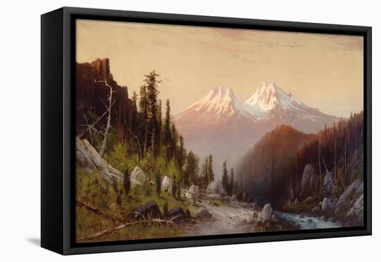 Mount Shasta-Frederick Schafer-Framed Stretched Canvas