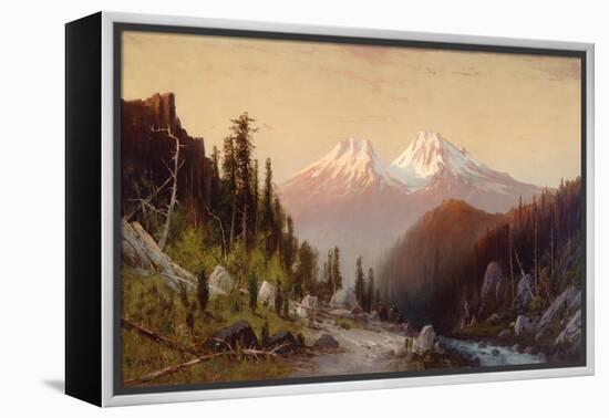 Mount Shasta-Frederick Schafer-Framed Stretched Canvas