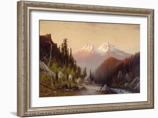 Mount Shasta-Frederick Schafer-Framed Art Print