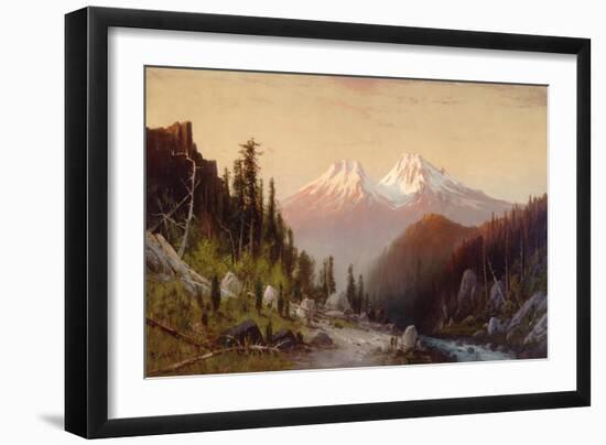 Mount Shasta-Frederick Schafer-Framed Art Print