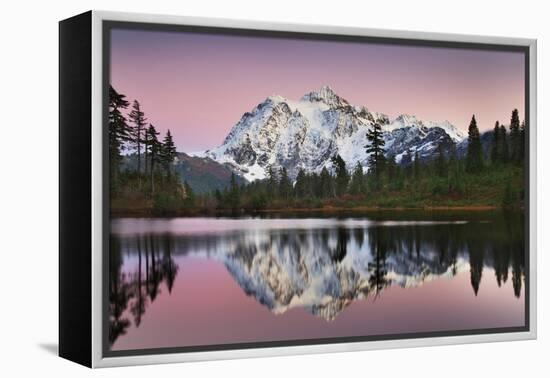 Mount Shukan Reflection II-Alan Majchrowicz-Framed Stretched Canvas