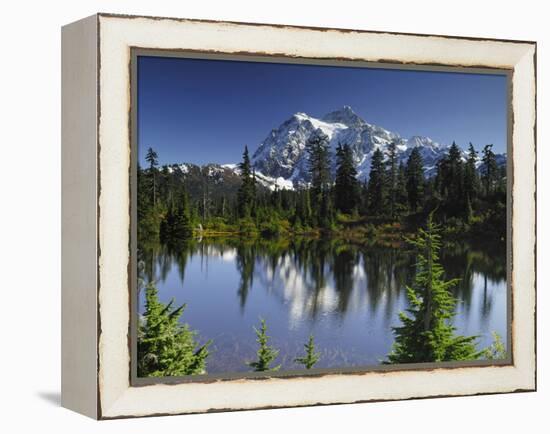 Mount Shuksan, Mount Baker-Snoqualmie National Forest, Washington, USA-Gerry Reynolds-Framed Premier Image Canvas