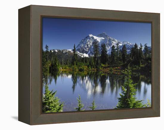 Mount Shuksan, Mount Baker-Snoqualmie National Forest, Washington, USA-Gerry Reynolds-Framed Premier Image Canvas