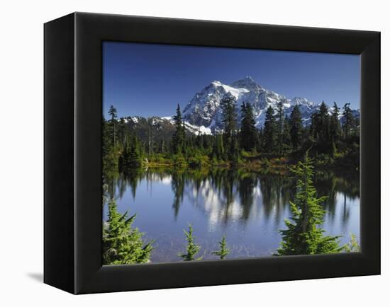 Mount Shuksan, Mount Baker-Snoqualmie National Forest, Washington, USA-Gerry Reynolds-Framed Premier Image Canvas