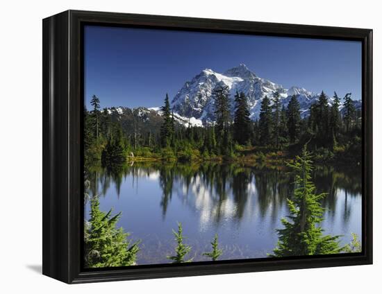 Mount Shuksan, Mount Baker-Snoqualmie National Forest, Washington, USA-Gerry Reynolds-Framed Premier Image Canvas