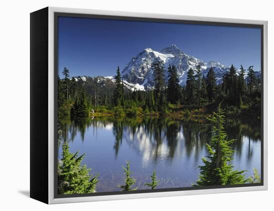 Mount Shuksan, Mount Baker-Snoqualmie National Forest, Washington, USA-Gerry Reynolds-Framed Premier Image Canvas