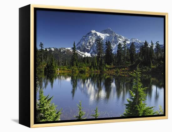 Mount Shuksan, Mount Baker-Snoqualmie National Forest, Washington, USA-Gerry Reynolds-Framed Premier Image Canvas