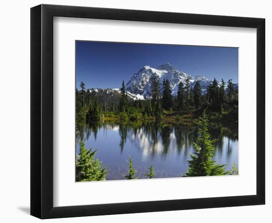 Mount Shuksan, Mount Baker-Snoqualmie National Forest, Washington, USA-Gerry Reynolds-Framed Photographic Print