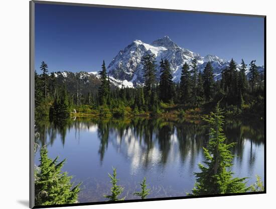 Mount Shuksan, Mount Baker-Snoqualmie National Forest, Washington, USA-Gerry Reynolds-Mounted Photographic Print