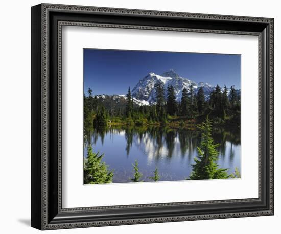 Mount Shuksan, Mount Baker-Snoqualmie National Forest, Washington, USA-Gerry Reynolds-Framed Photographic Print