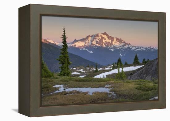 Mount Shuksan, North Cascades-Alan Majchrowicz-Framed Premier Image Canvas