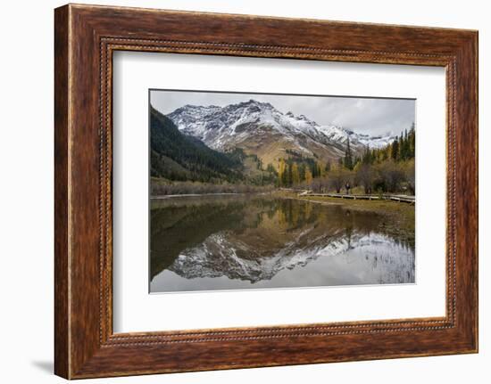 Mount Siguniang, an Area of Outstanding Natural Beauty in Sichuan Province, China, Asia-Alex Treadway-Framed Photographic Print