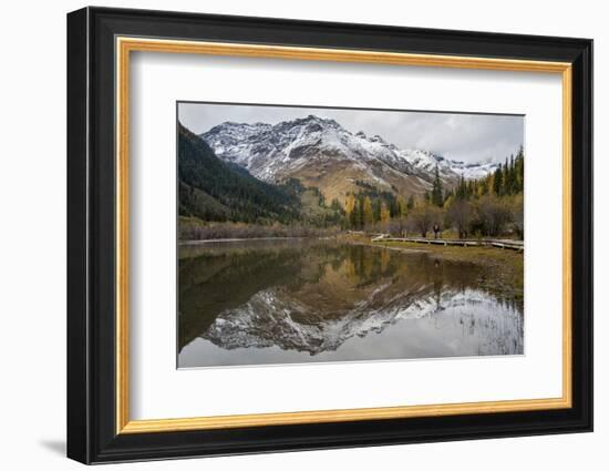 Mount Siguniang, an Area of Outstanding Natural Beauty in Sichuan Province, China, Asia-Alex Treadway-Framed Photographic Print