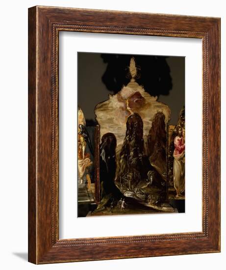 Mount Sinai, Portable Triptych Altar-El Greco-Framed Giclee Print