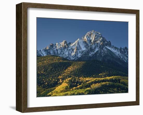 Mount Sneffels with Snow in the Fall-James Hager-Framed Photographic Print