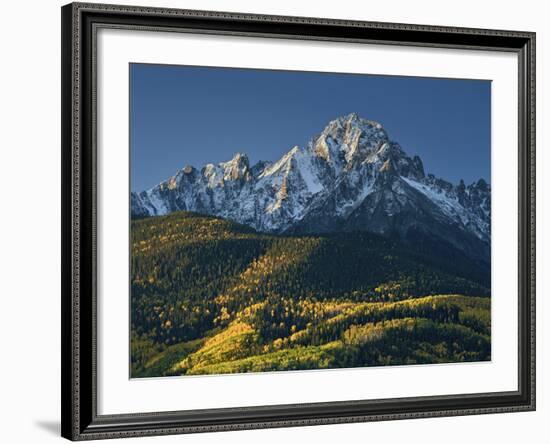 Mount Sneffels with Snow in the Fall-James Hager-Framed Photographic Print