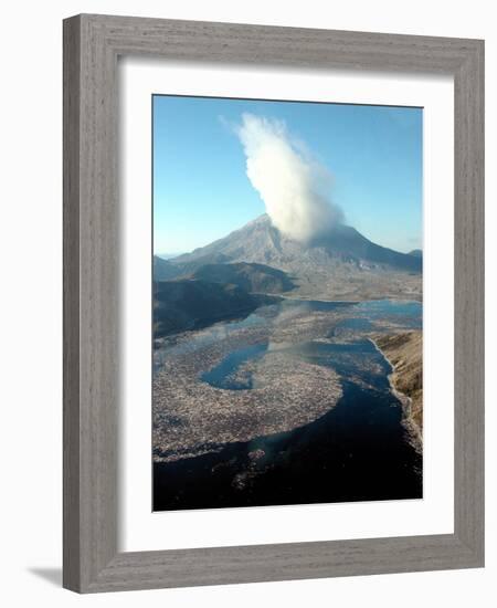 Mount St. Helens at Mount St. Helens National Monument-null-Framed Photographic Print