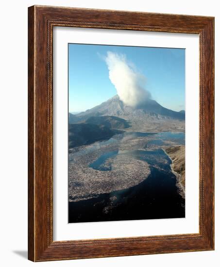 Mount St. Helens at Mount St. Helens National Monument-null-Framed Photographic Print