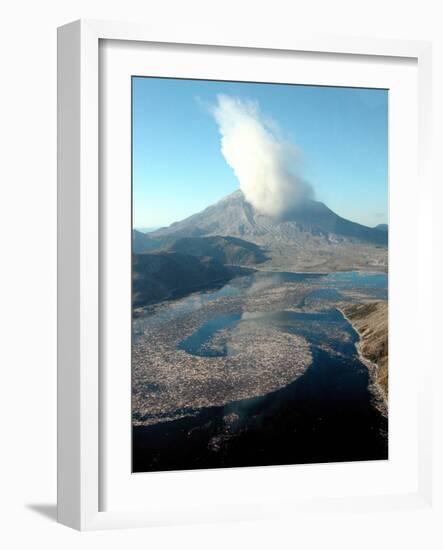 Mount St. Helens at Mount St. Helens National Monument-null-Framed Photographic Print