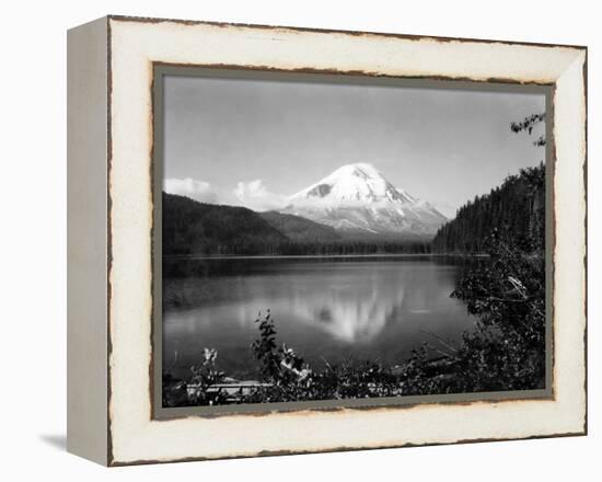 Mount St. Helens, Circa 1925-Asahel Curtis-Framed Premier Image Canvas