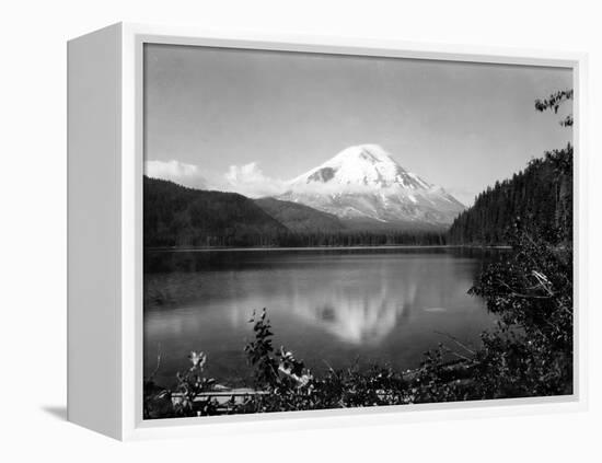 Mount St. Helens, Circa 1925-Asahel Curtis-Framed Premier Image Canvas