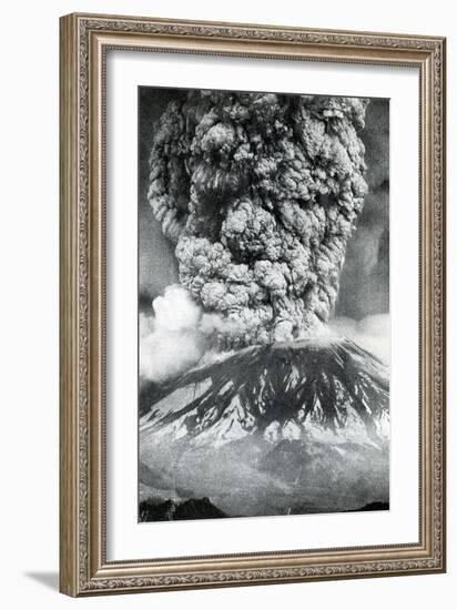 Mount St. Helens Eruption, 1980-Science Source-Framed Giclee Print