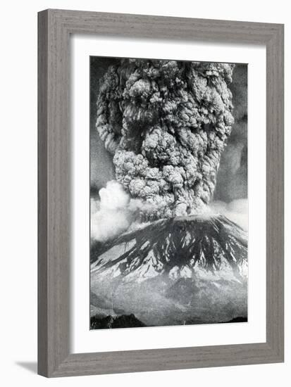 Mount St. Helens Eruption, 1980-Science Source-Framed Giclee Print