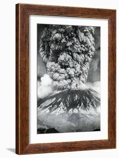 Mount St. Helens Eruption, 1980-Science Source-Framed Giclee Print