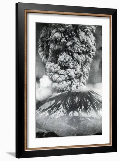 Mount St. Helens Eruption, 1980-Science Source-Framed Giclee Print