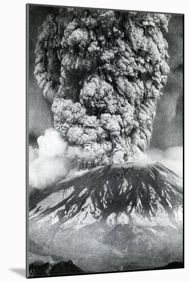 Mount St. Helens Eruption, 1980-Science Source-Mounted Giclee Print