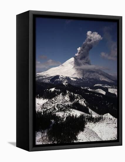 Mount St. Helens Erupts-Jim Sugar-Framed Premier Image Canvas