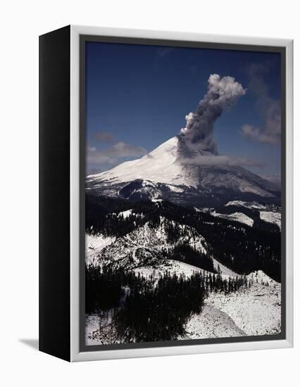 Mount St. Helens Erupts-Jim Sugar-Framed Premier Image Canvas