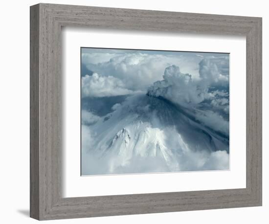 Mount St. Helens Erupts-Jim Sugar-Framed Photographic Print