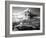 Mount St. Helens in Eruption on May 18, 1980 with Mt. Adams in Distance-null-Framed Photo