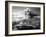 Mount St. Helens in Eruption on May 18, 1980 with Mt. Adams in Distance-null-Framed Photo