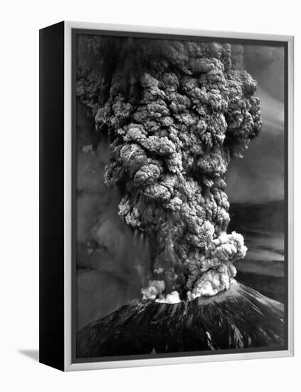 Mount St. Helens in Eruption on May 18, 1980-null-Framed Stretched Canvas