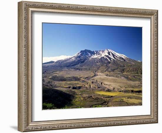 Mount St. Helens National Volcano Monument, Washington, USA-Bernard Friel-Framed Photographic Print