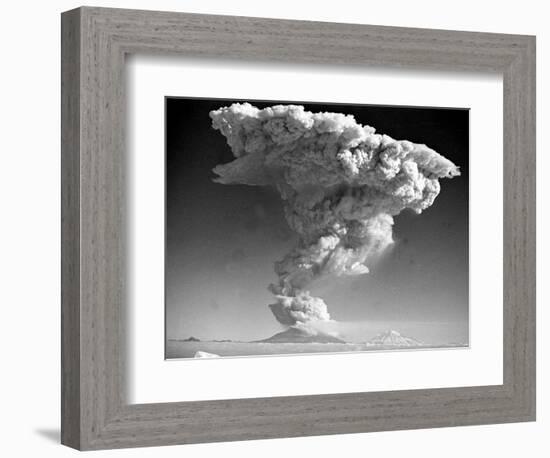 Mount St. Helens Roars to Life-null-Framed Photographic Print