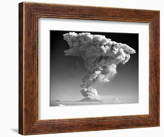 Mount St. Helens Roars to Life-null-Framed Photographic Print