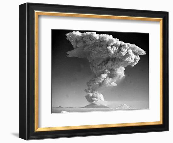 Mount St. Helens Roars to Life-null-Framed Photographic Print