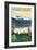 Mount St. Helens, Washington - Spirit Lake-Lantern Press-Framed Art Print
