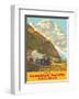 Mount Stephen, British Columbia - Home via Canadian Pacific Railway-Percy Trompf-Framed Art Print