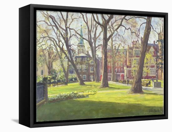 Mount Street Gardens, London-Julian Barrow-Framed Premier Image Canvas