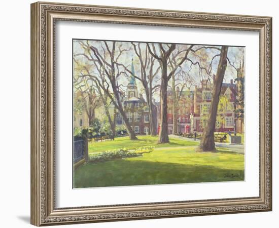 Mount Street Gardens, London-Julian Barrow-Framed Giclee Print