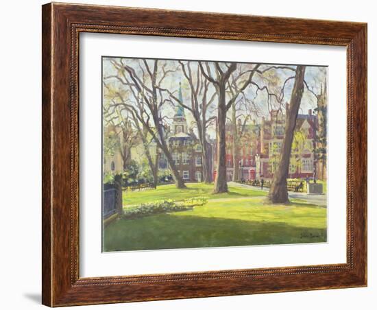 Mount Street Gardens, London-Julian Barrow-Framed Giclee Print